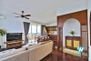 High-end floor 2 beds apartment for rent in Xom Chua, Dang Thai Mai, Tay Ho